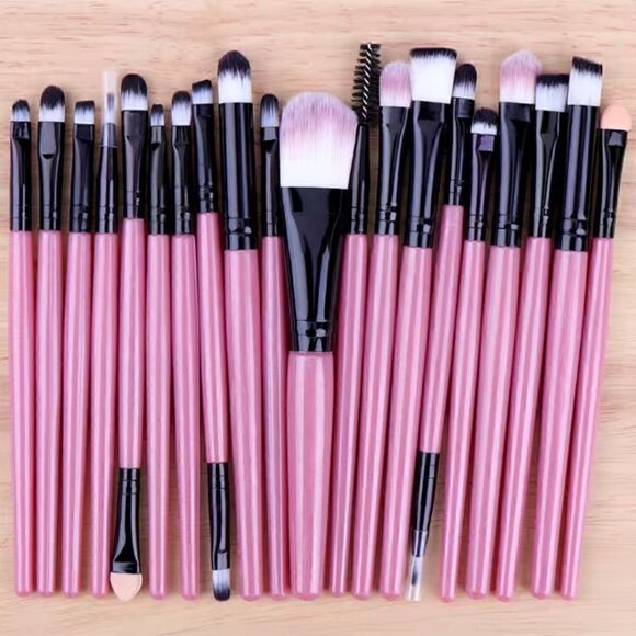 19 piece makeup brush set pink - Picture 1 of 1